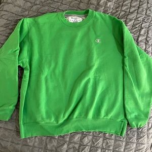 Green Champion Crewneck